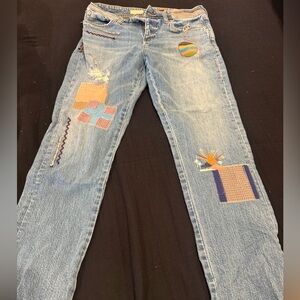 PILCRO FABULOUS Patchwork Womens Jeans/no longer in stores/online get them here
